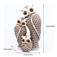 thumbnail image 3 of Rewenti Famille de Trois Hiboux – Ensemble de Décorations pour la Maison, 3 of 6