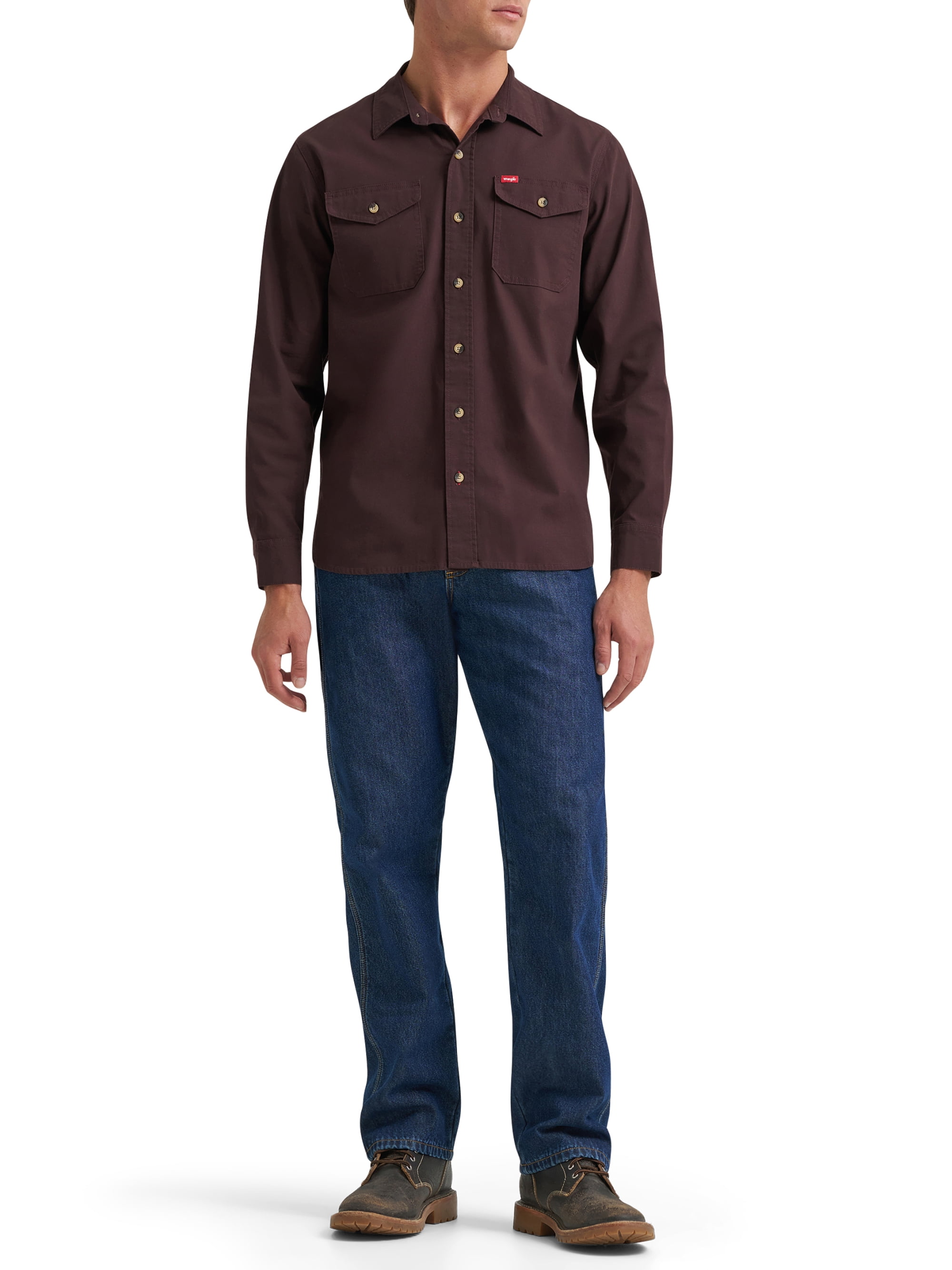 Wrangler Men's and Big Men's Relaxed Fit Fleece Lined Cargo Pant 29X30-48X30
