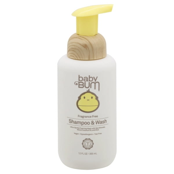 Sun Bum Baby Bum Shampoo & Wash Fragrance Free 355ml/12oz