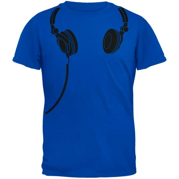 Headphones Royal Adult T-Shirt - 2X-Large