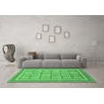 thumbnail image 3 of Ahgly Company Indoor Rectangle Abstract Emerald Green Modern Area Rugs, 7' x 9', 3 of 4