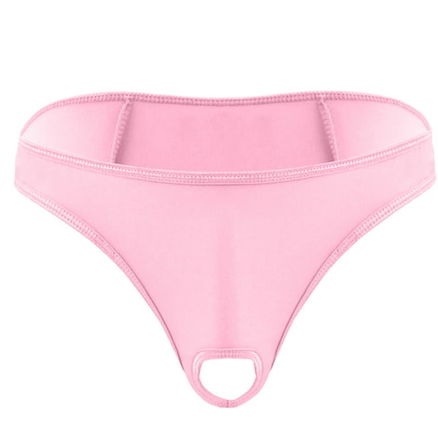 voss mens lingerie micro thong bikini front hole underwear underpants ...