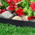 thumbnail image 4 of 2.5" Tall Wall No-Dig Landscape Edging Kit - 100 Foot, Black Gray 40 Foot, 4 of 5