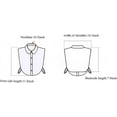 thumbnail image 6 of Detachable Half Shirt Blouse Collar False Dickey Collar for Women and Girls, 6 of 6