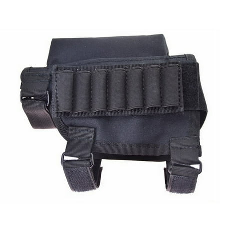 Tinymills Tractical Rifle Buttstock Cheek Rest Riser Cartridges Carrier Case Holde