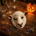 thumbnail image 5 of Masquerade Mask White Sheep Animal Design 12 X 11 Inch for Halloween Masquerade Party and All Ages Dress Up Play, 5 of 6