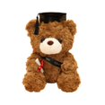 thumbnail image 3 of Oso de Peluche Decorativo Zulema 28cm Marrón Oscuro, 3 of 8