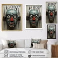 thumbnail image 4 of Designart "Tribes Dogon African Kanaga I" African Tribes Floater Framed Canvas Print, 4 of 7