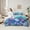 Watercolor, variant on Homewish Cute Cartoon Mermaid 7-Piece Twin Bedding Sets,Oceean Animal Bedding Comforter Set,Watercolor Sealife Coral Sheet Sets For Girls,Breathable Home Decor Reversible