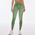 thumbnail image 4 of DAFEI Womens Solid Color Pocket Straight Tube Loose Stretch Yoga Pants Color Contrast Solid Pants, 4 of 4