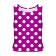 thumbnail image 3 of Womens Tank Tops, Black and White Polka Dot Athletic Gym Running Workout Sleeveless Tank Top for Women, 3 of 4