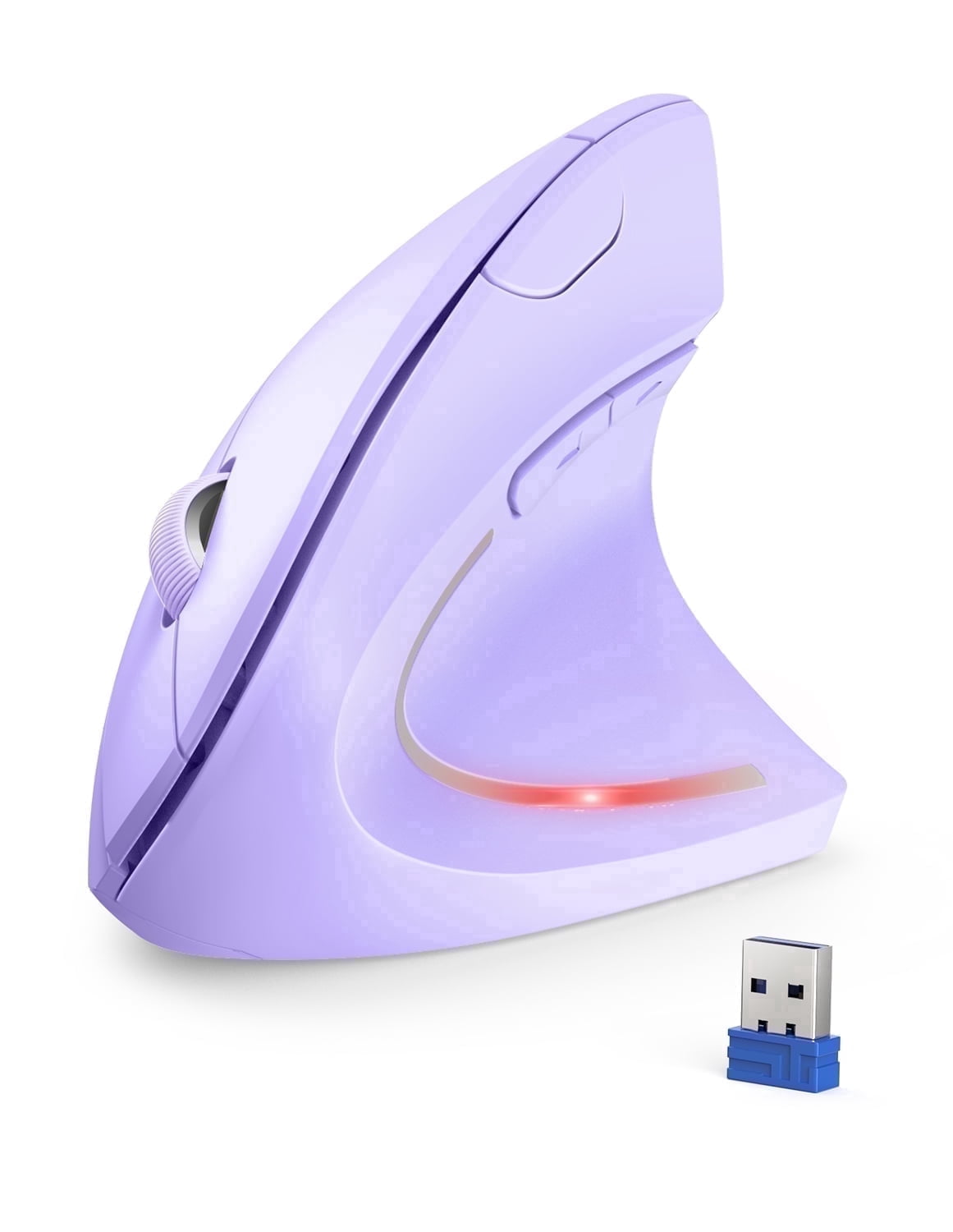 Ergonomic Mouse,Wireless Mouse for Laptop,4800 DPI Wireless Vertical Mouse with 5 Adjustable DPI Levels,2.4GHz Optical Carpal Tunnel Mouse,6 Buttons Wireless Mouse for Laptop,Desktop,PC,MacBook