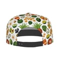 thumbnail image 4 of Haiem Lemon Fruits Vegetables Classic Snapback Cap Flat Bill Hat Baseball Cap Adjustable Size Cotton Dad Hat, 4 of 9
