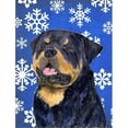 thumbnail image 1 of Carolines Treasures SS4662GF 11 x 15 in. Rottweiler Winter Snowflakes Holiday Flag Garden Size, 1 of 3