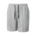 thumbnail image 4 of IhhxPro Big & Tall Men's Casual Shorts with Pockets Elastic Waist Drawstring Summer Mesh Lightweight Athletic Jogger Fit Outdoor Sport S-3XL, 4 of 7