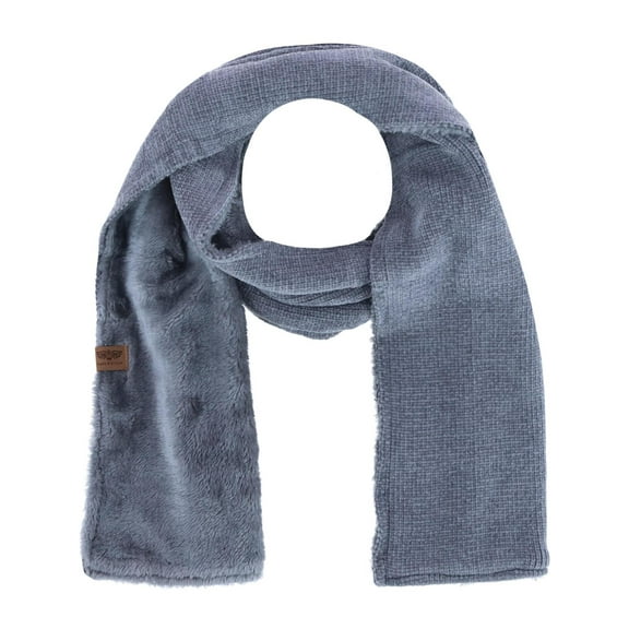 Epoch Hats Company  Knit Faux Sherpa Lined Winter Scarf (Women)