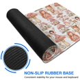 thumbnail image 6 of Long Mouse Pads for Desk,Forest Fairy Princess Pattern Desk Mats on Top Of Desks, Desk Mouse Pad Extra Large with 3mm Non-Slip Base and Stitched Edge for Gaming,Office,Work,Home 31.5"x11.8", 6 of 6