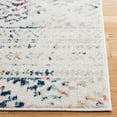 thumbnail image 4 of SAFAVIEH Tulum Lakisha Distressed Southwestern Area Rug, 9' x 9' Square, Ivory/Blue, 4 of 9