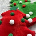 thumbnail image 4 of Christmas Tree Hat Red Green Hat Christmas Tree Ball Hat Christmas Clothing Theme Party Fun Decoration Shooting Props Home Decor, 4 of 5