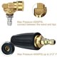 thumbnail image 3 of 2X Kit de Accesorios para Lavadoras una PresióN, Boquilla Turbo Giratoria para Lavadoras una PresióN Max4500psi, Acoplador Pivotante de ConexióN RáPida de 1/4 Pulgadas, 3 of 7