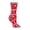 D, variant on Christmas Socks Mid Calf Novelty Holiday Socks Stretchy Knit Crew Socks for Men Women
