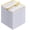 White Gold, variant on ANHXN Square disposable dessert plates paired with matching forks feature gold glitter detailing and are suitable for parties and weddings.