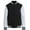 Black/White, variant on Men’s Lightweight Polyester Multi Pocket Varsity Jacket (S-2XL)