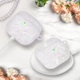 thumbnail image 4 of Funda para AirPods 4 Aleviker con cadena de muñeca Pearl Marble, 4 of 7