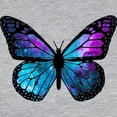 thumbnail image 3 of CafePress - Galactic Butterfly Long Sleeve T Shirt - Womens Baseball Tee, 3 of 4
