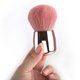 thumbnail image 2 of Brocha para base de maquillaje, grande, rosa, para polvos, plana, arqueada, premium, duradera, kabuki, perfecta para difuminar, para líquidos, cremas y polvos impecables, para pulir., 2 of 5
