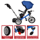 thumbnail image 5 of Triciclo para Niños JOYKOO Reclinable Giratorio 360 Azul 35 kg, 5 of 8