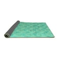 thumbnail image 2 of Ahgly Company Indoor Rectangle Oriental Turquoise Blue Modern Area Rugs, 7' x 10', 2 of 4