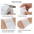 thumbnail image 4 of 10m Rouleau de Ruban Non Tissé Patch Adhésif Pansement Médical Pansement Fixe Respirant Collant Pansement Médical Non Tissé, 4 of 6