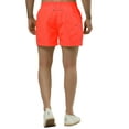 thumbnail image 3 of INSPIRE CHIC Men's Summer Solid Color Mesh Lining Swimming Board Shorts Orange 30, 3 of 5