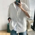 thumbnail image 5 of Men Summer Shirt Match Pants Contrast Color Stylish Color Matching Summer Shirt, 5 of 5