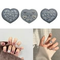thumbnail image 3 of Nail Art Silicone Mold, 3D Cute Carving Bowknot Heart Nail Bear Butterfly Patterns High Elastic Resin Crafts Jewelry Mold Tools for DIY Manicure Decoration, 3 of 8