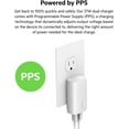 thumbnail image 3 of Belkin 37 Watt USB C Wall Charger - Power Delivery 25W USB C Port + 12W USB A Port for PPS Charging with USB-C to Lightning Cable Included, iPhone 16, 16 Pro, 16 Pro Max, Samsung Galaxy, & More, 3 of 9