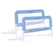 Dream On Me Mesh Security Bed Rails, Double Pack,, Blue