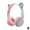 Gray, variant on Bluetooth Headphones Over Ear, Cat Ear Luminous Bluetooth Headset, Cute Cat Ear Bluetooth Headphones with Built-in Mic, Foldable Wireless Headset, for Home Office Cellphone