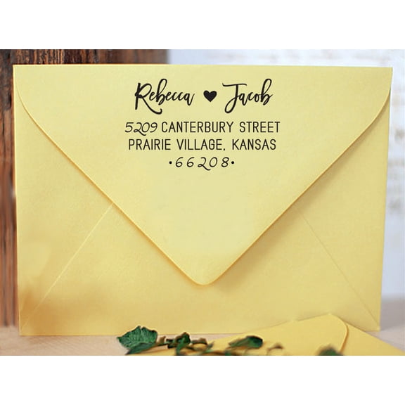 Wedding Invites Self Inking Custom Stamp Personalized Return Family Address Stamps Proposal Idea Gift