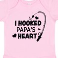 thumbnail image 4 of Inktastic I Hooked Papa's Heart with Fishing Rod Boys or Girls Baby Bodysuit, 4 of 5