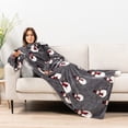 thumbnail image 4 of Manta portátil PAVILIA para adultos, mujeres y hombres, forro polar navideño, 4 of 8