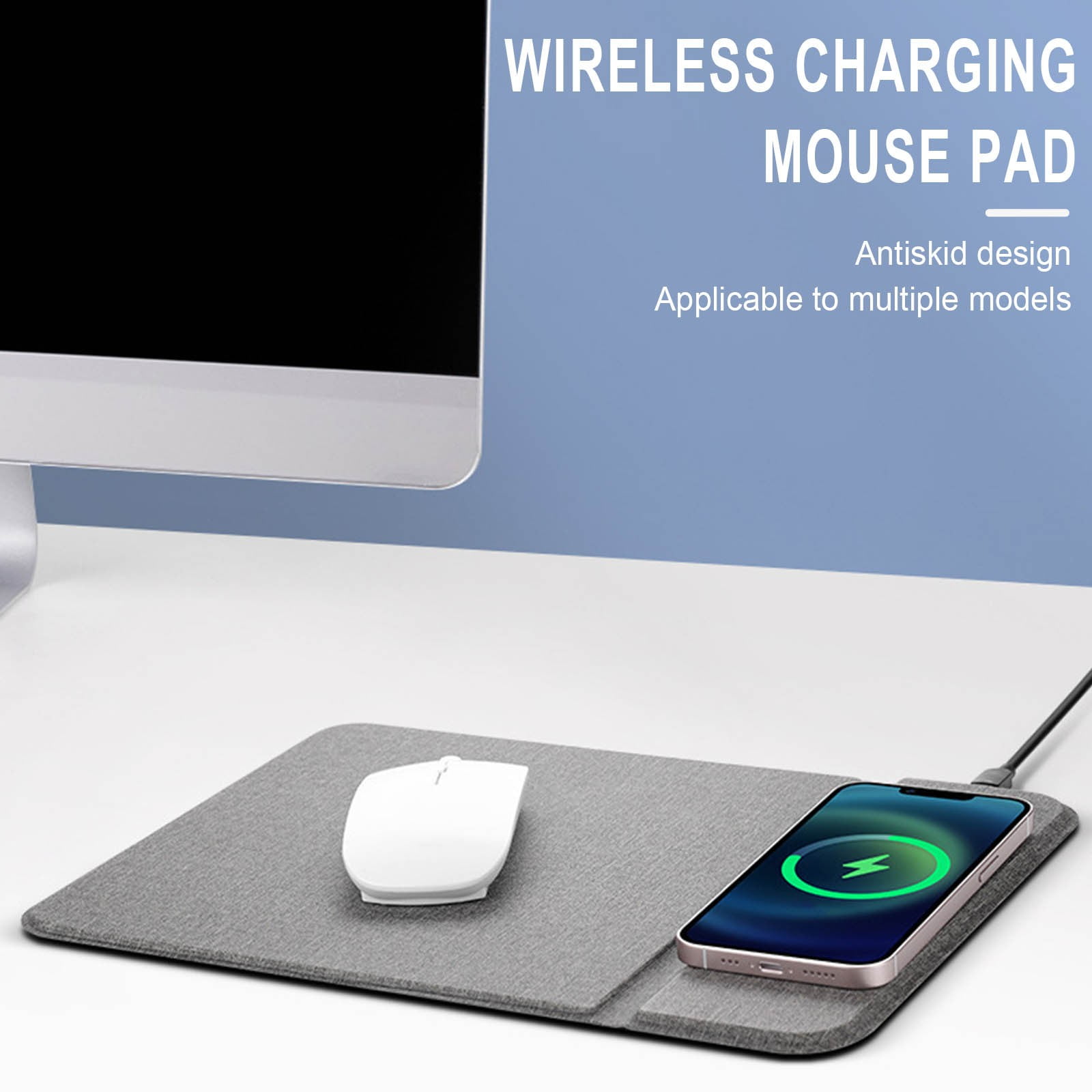 Lids Tampa Bay Lightning Wireless Charger and Mouse Pad