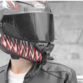 thumbnail image 1 of Soporte de barbilla para cámara deportiva para casco de moto, color verde, 1 of 4