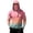 Light pink, variant on Men's Ombre Print Hooded Long Sleeve Sun Shirt - Fashionable Gradient Pullover with Built-in Face Mask & Zipper Pocket - UPF 50 Quick Dry Athletic Top for Fishing, Hiking & Summer 2026 Black L