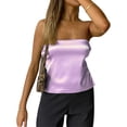 thumbnail image 2 of VISgogo Camisola Femenina, Verano Color sólido Barco Cuello Escotado Chaleco Sin Mangas Casual Tops para Mujer, S/M/L VISgogo  moda, 2 of 7