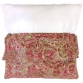 thumbnail image 5 of Home Soft Things Paisley Suede 4 Piece Throw Pillow Cover Set - Pink Lime - 20" x 20", 5 of 6
