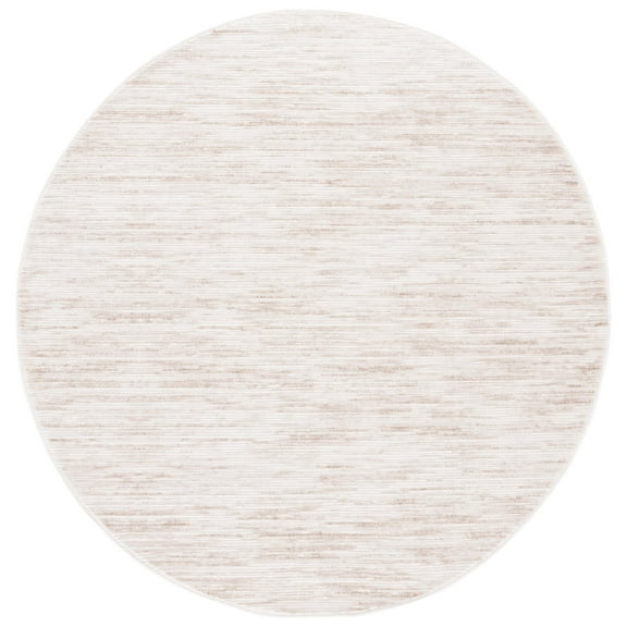 SAFAVIEH Whisper Zoolander Camo Area Rug, Ivory/Beige, 6'7" x 6'7" Round