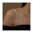 thumbnail image 1 of 1 par de tirantes sexys con brillantes diamantes de imitación para sujetador, cadena para bodas, bikini, fiestas, joyería para sujetador, accesorio para vacaciones en la playa de verano., 1 of 8