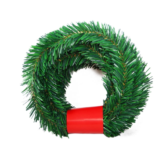 Guirnalda navideña de 216 pulgadas, 1 hebra de pino artificial, guirnalda de hojas verdes suaves, ideal para decoración de fiestas, bodas, escaleras y chimeneas.